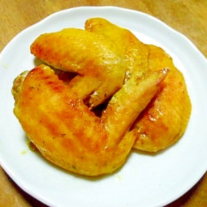 鶏手羽のグリル焼き　カレー風味
